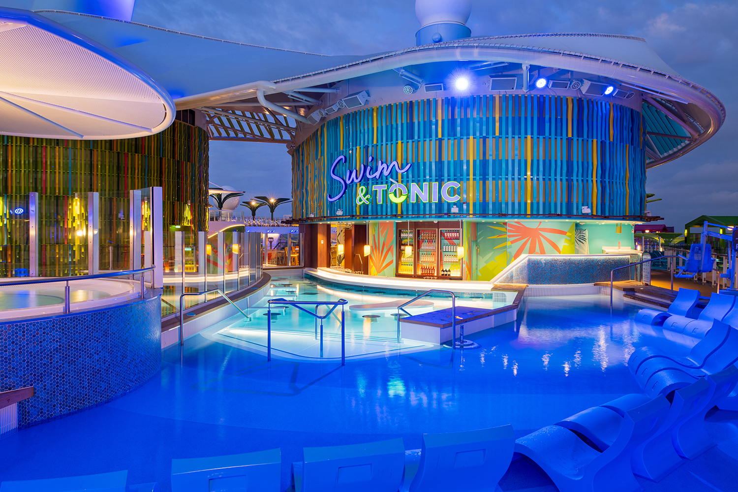 Pool Deck – Night